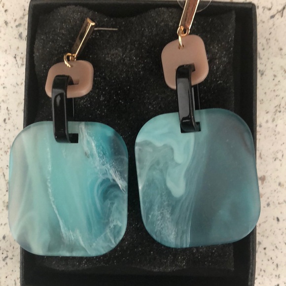 Green gold earrings - Picture 1 of 2